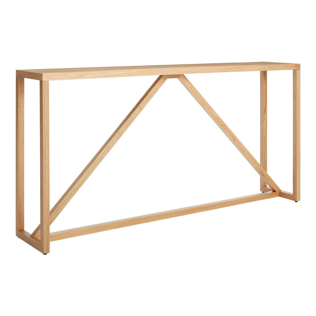 Console industrielle en acier et MDF avec cadre thermolaqué pour couloir