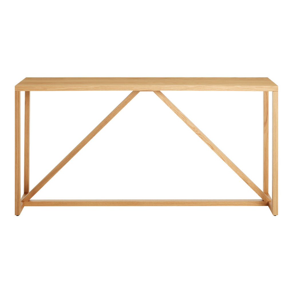 Console industrielle en acier et MDF avec cadre thermolaqué pour couloir
