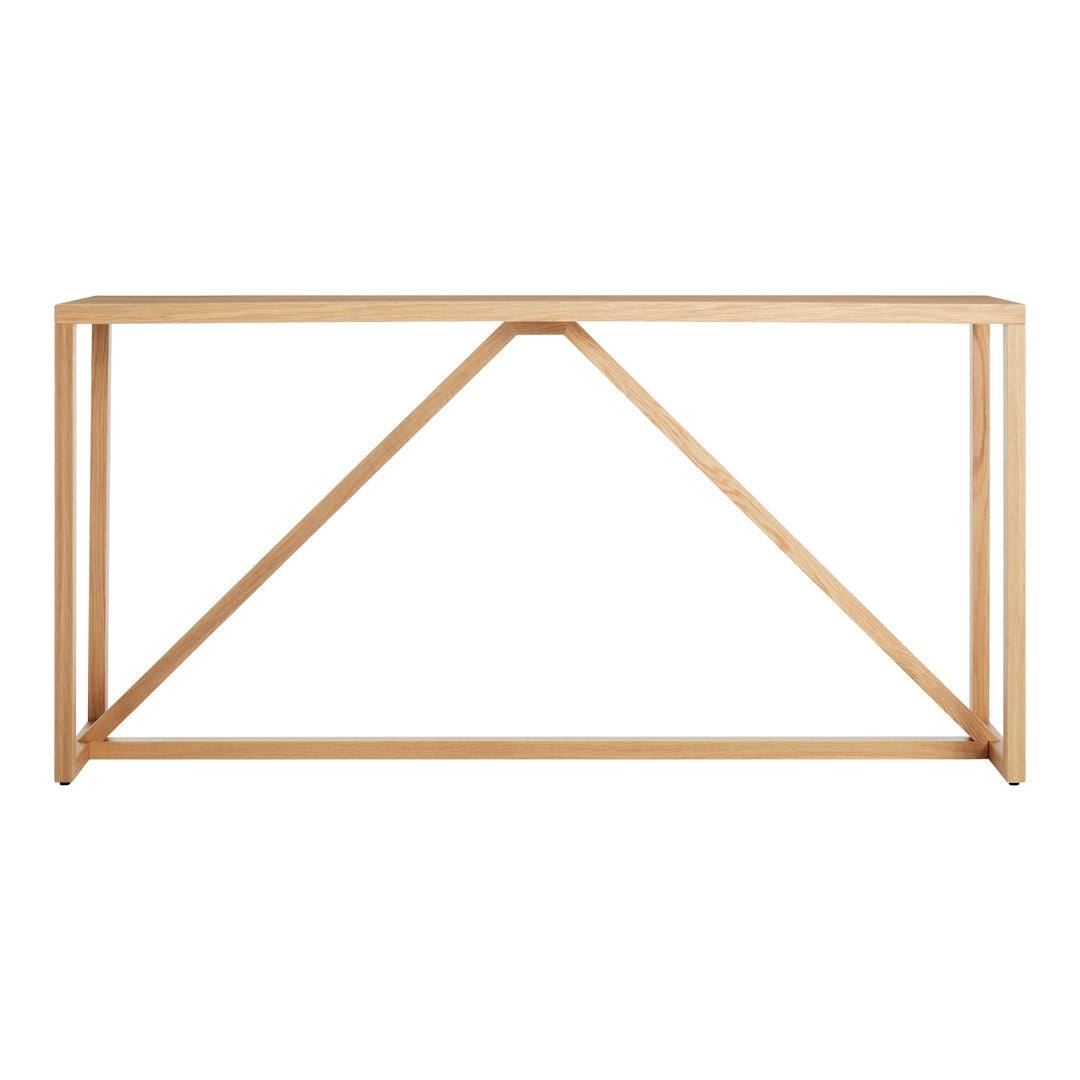 Console industrielle en acier et MDF avec cadre thermolaqué pour couloir