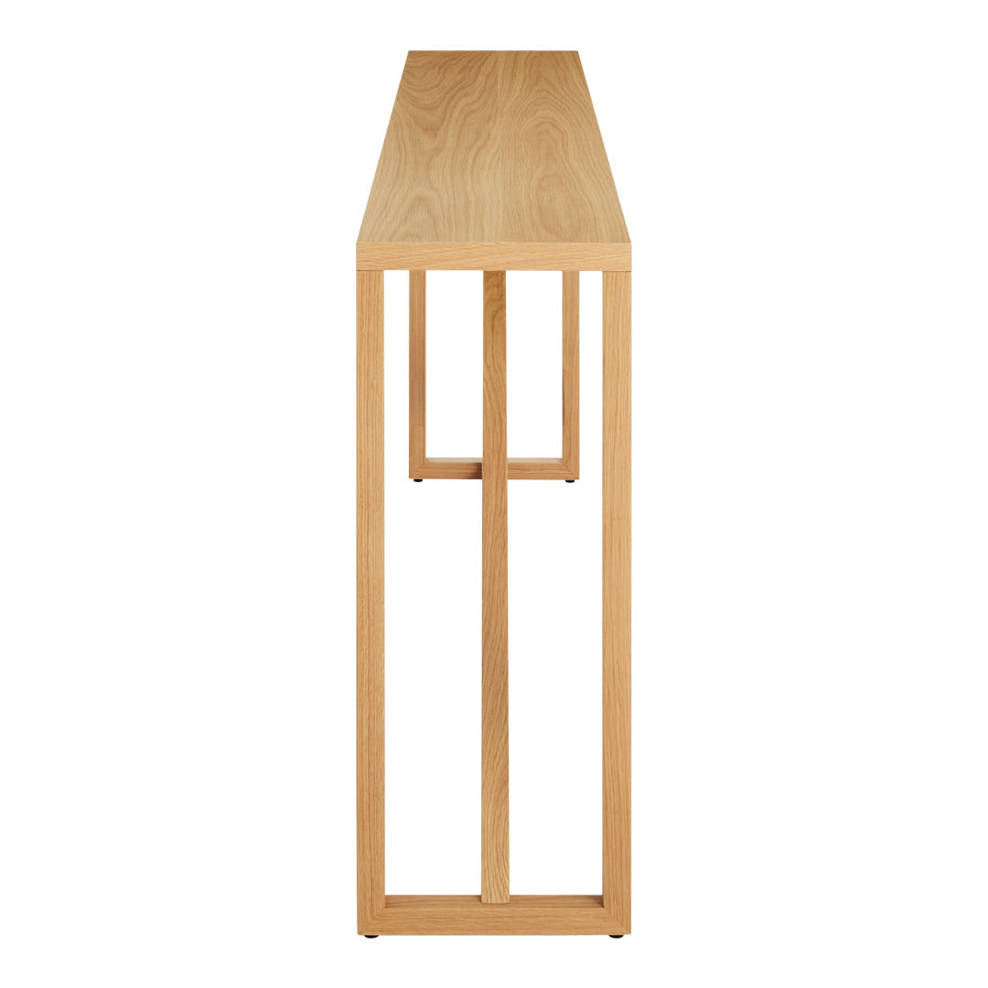 Console industrielle en acier et MDF avec cadre thermolaqué pour couloir