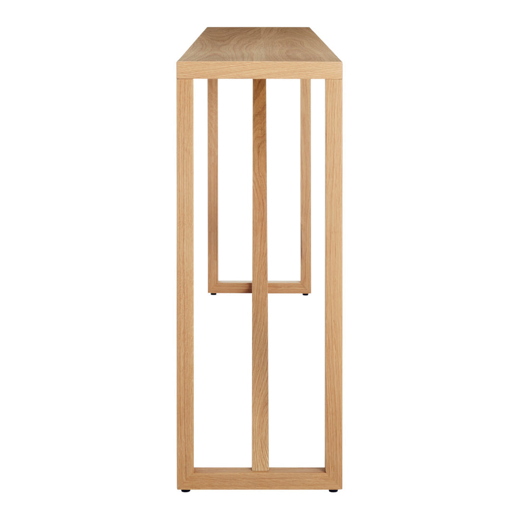 Console industrielle en acier et MDF avec cadre thermolaqué pour couloir