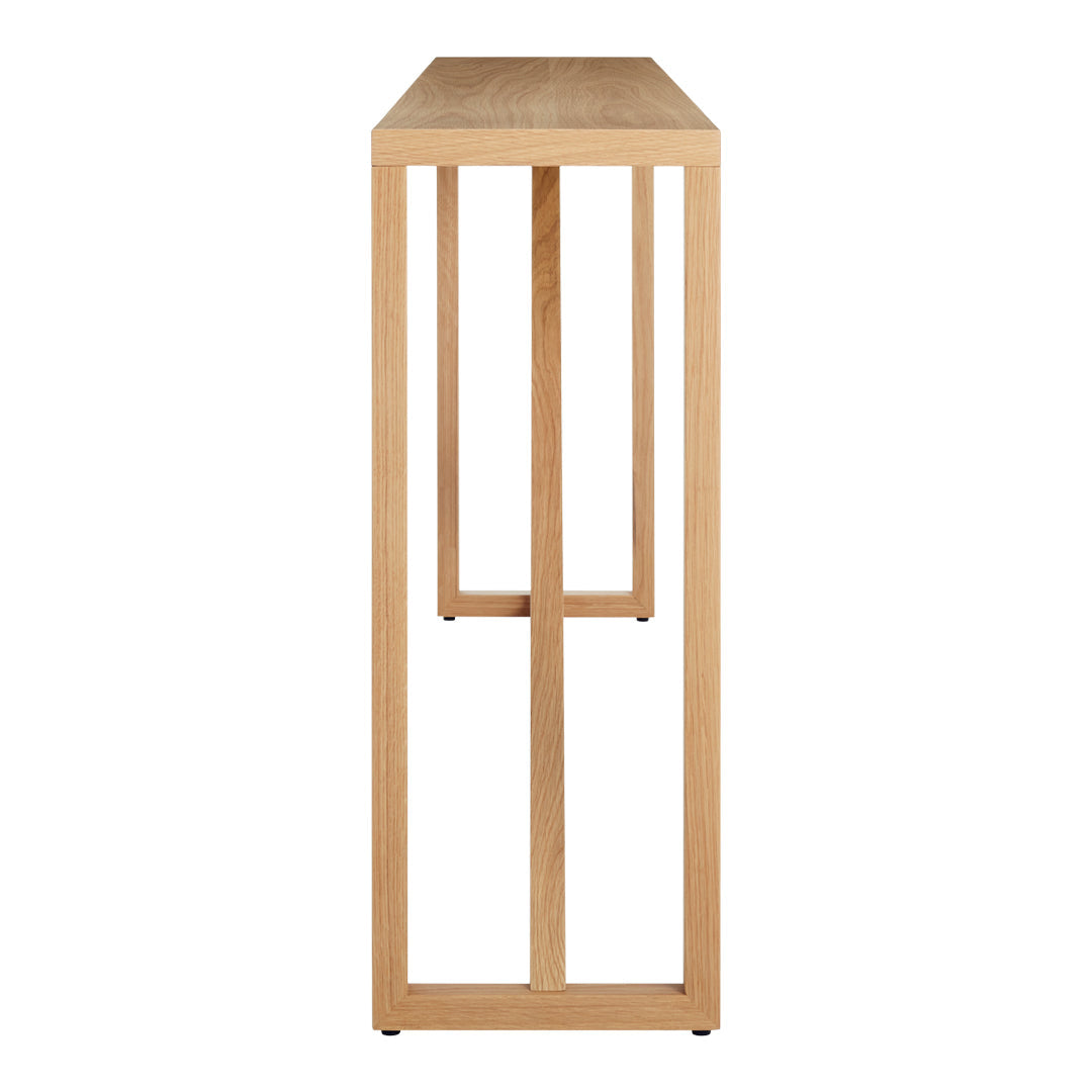 Console industrielle en acier et MDF avec cadre thermolaqué pour couloir