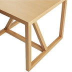 Table d'appoint industrielle en acier et MDF avec cadre thermolaqué pour salon