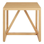 Table d'appoint industrielle en acier et MDF avec cadre thermolaqué pour salon