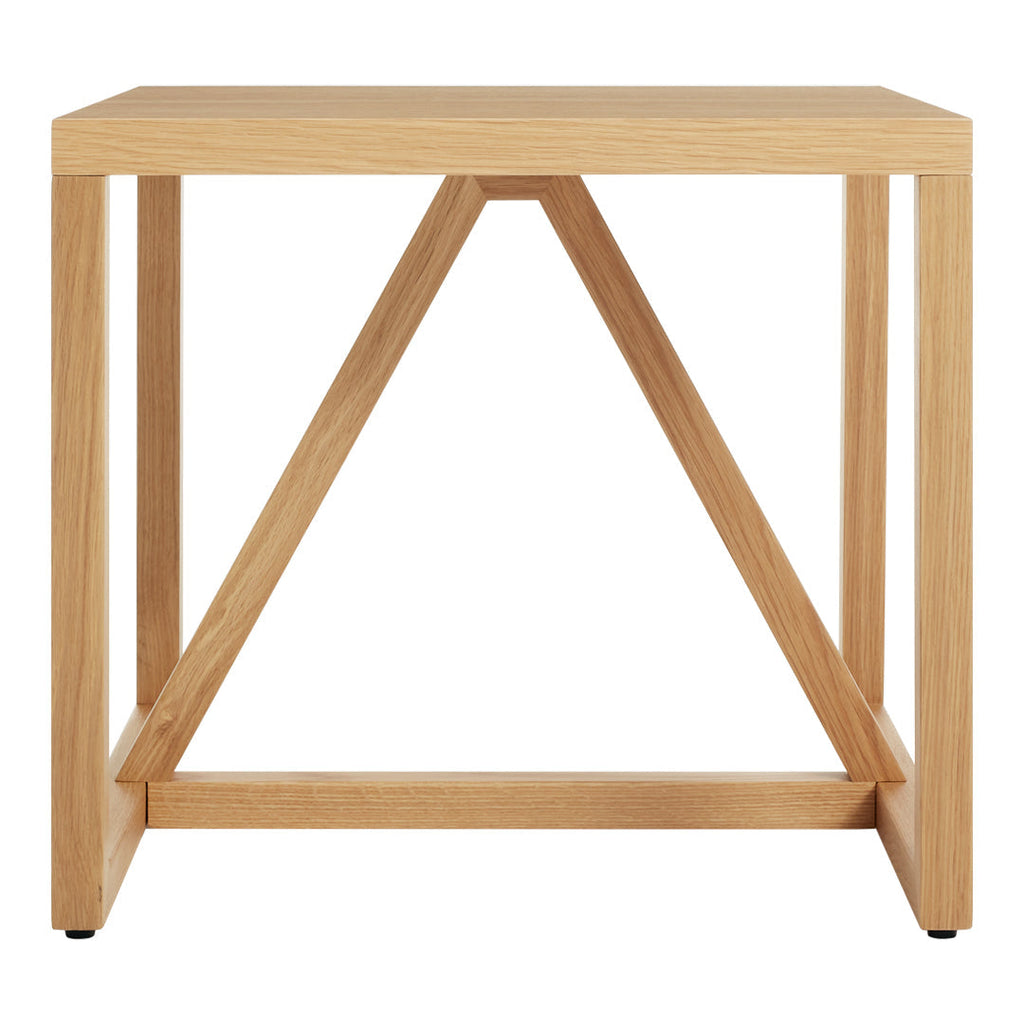 Table d'appoint industrielle en acier et MDF avec cadre thermolaqué pour salon