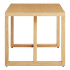 Table d'appoint industrielle en acier et MDF avec cadre thermolaqué pour salon