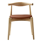 Chaise d'appoint empilable en bois massif scandinave au design minimaliste intemporel pour salle à manger