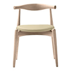 Chaise d'appoint empilable en bois massif scandinave au design minimaliste intemporel pour salle à manger