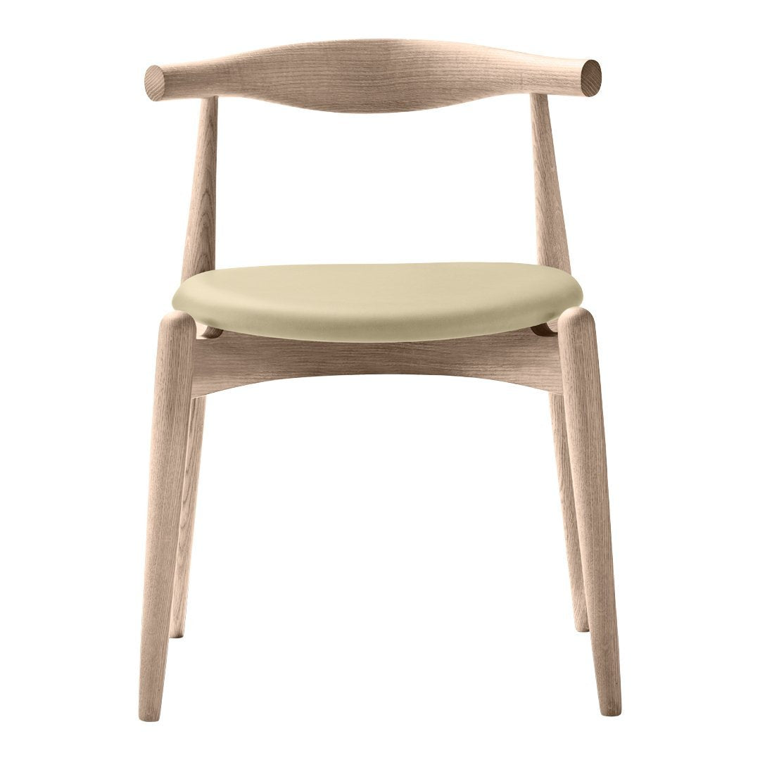 Chaise d'appoint empilable en bois massif scandinave au design minimaliste intemporel pour salle à manger