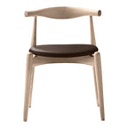 Chaise d'appoint empilable en bois massif scandinave au design minimaliste intemporel pour salle à manger