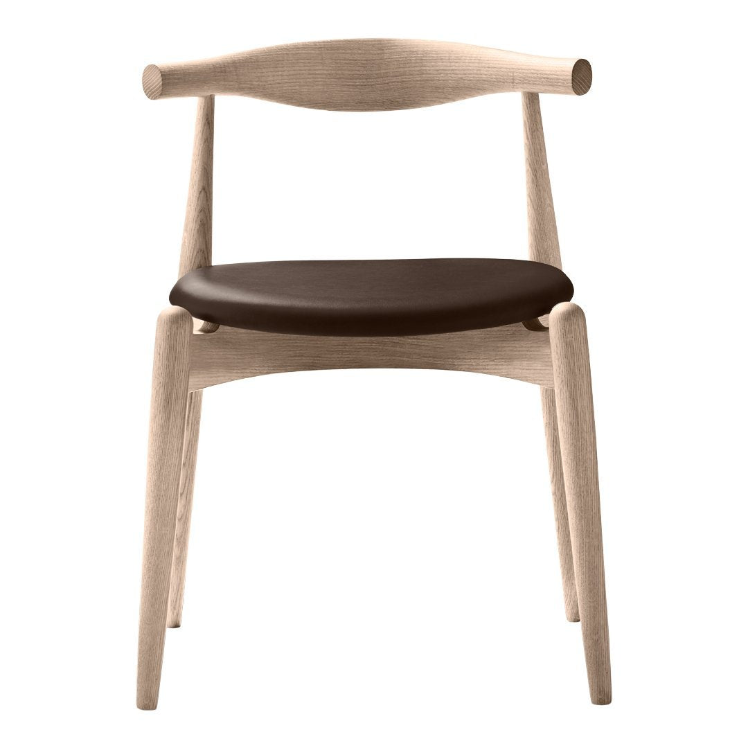 Chaise d'appoint empilable en bois massif scandinave au design minimaliste intemporel pour salle à manger