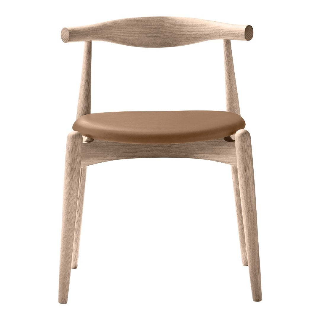 Chaise d'appoint empilable en bois massif scandinave au design minimaliste intemporel pour salle à manger