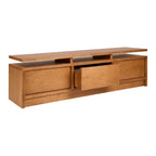 Console minimaliste avec trois tiroirs à ouverture facile et fermeture silencieuse pour couloir