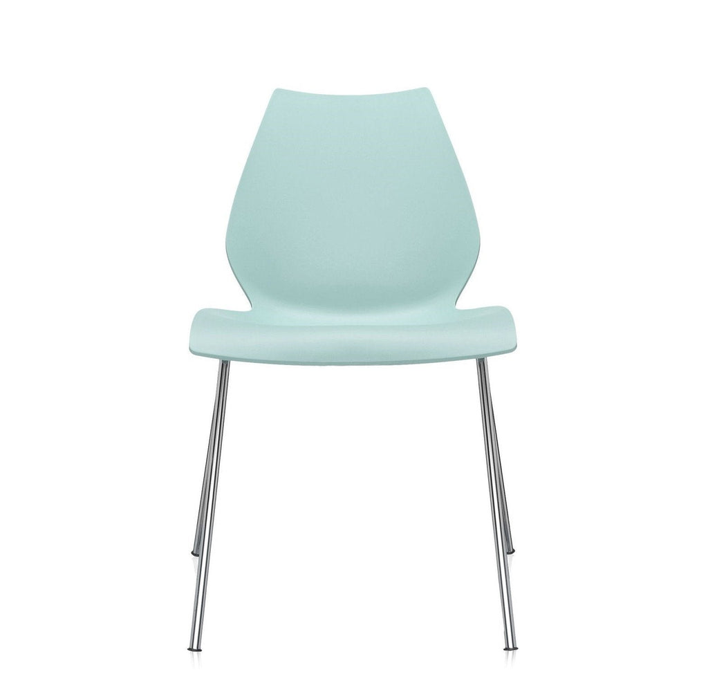 Ensemble de chaises d'appoint contemporaines en plastique avec design empilable polyvalent pour salle à manger ou bureau
