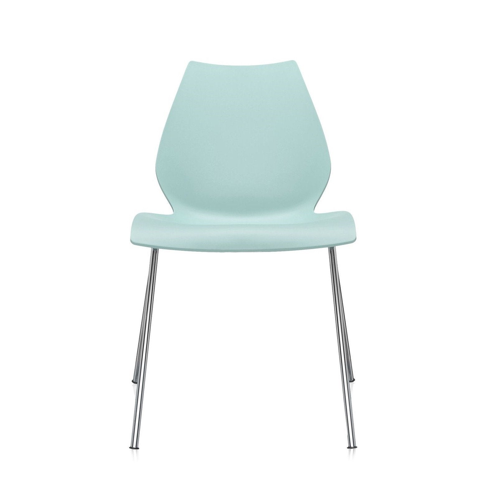Ensemble de chaises d'appoint contemporaines en plastique avec design empilable polyvalent pour salle à manger ou bureau