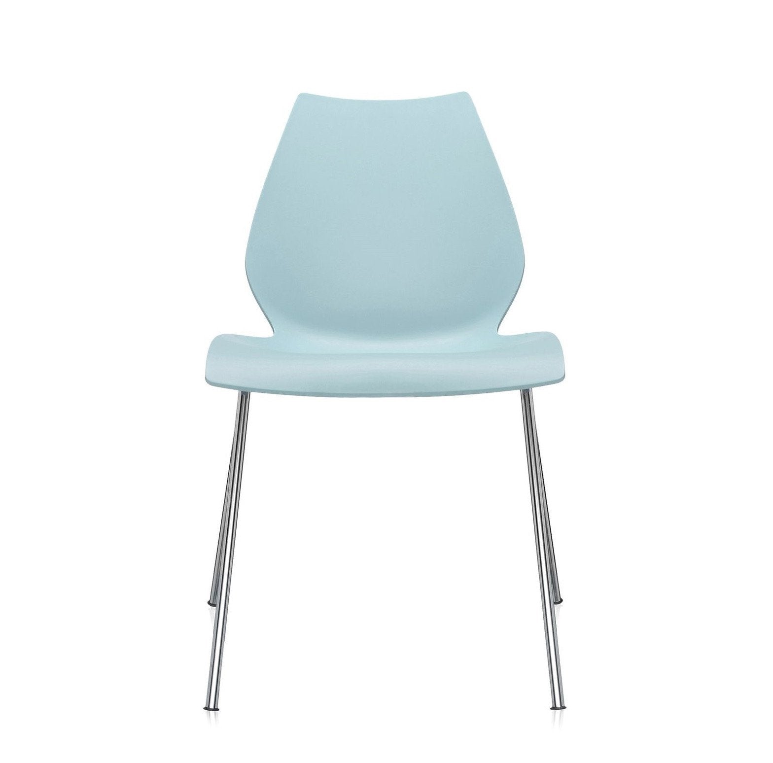 Ensemble de chaises d'appoint contemporaines en plastique avec design empilable polyvalent pour salle à manger ou bureau