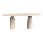 Console éclectique avec détails sculpturaux originaux pour salon ou couloir