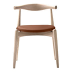 Chaise d'appoint empilable en bois massif scandinave au design minimaliste intemporel pour salle à manger