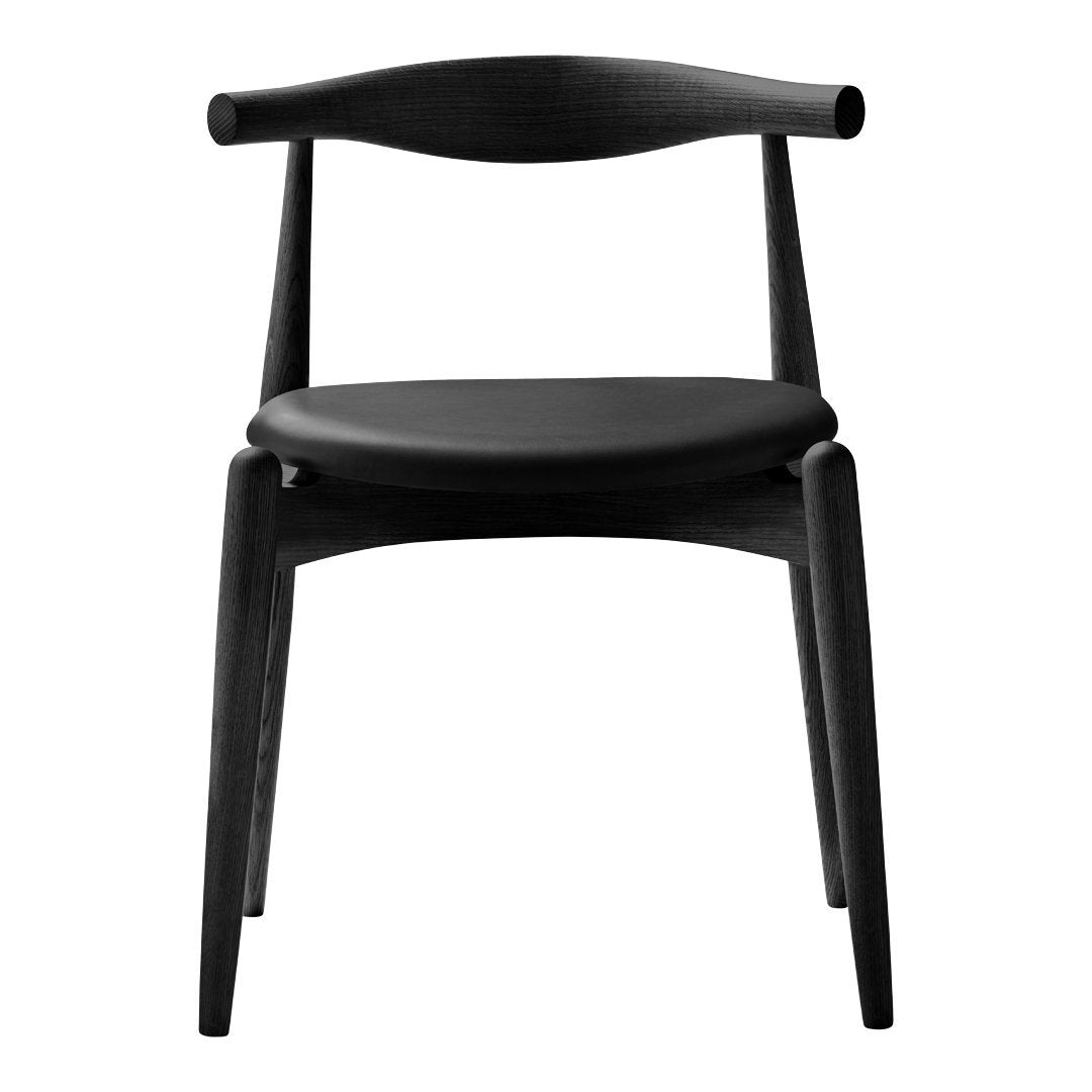 Chaise d'appoint empilable en bois massif scandinave au design minimaliste intemporel pour salle à manger