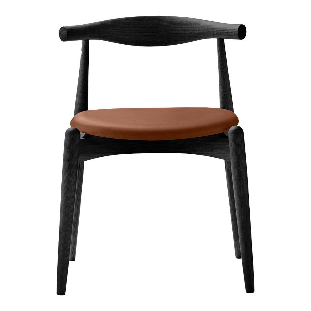 Chaise d'appoint empilable en bois massif scandinave au design minimaliste intemporel pour salle à manger