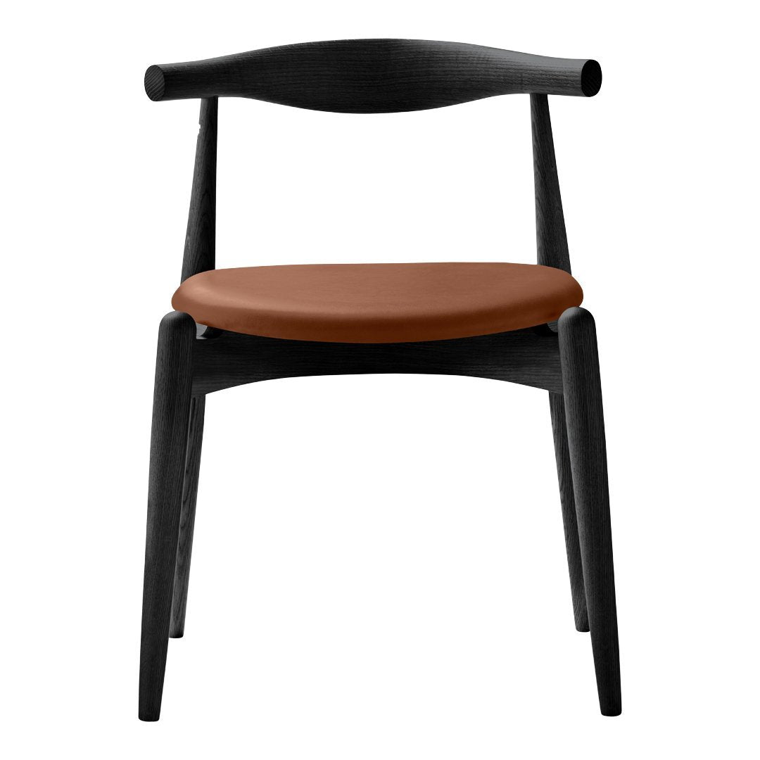 Chaise d'appoint empilable en bois massif scandinave au design minimaliste intemporel pour salle à manger