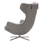 Fauteuil relax contemporain en cuir ou en tissu avec mécanisme d'inclinaison synchronisé pour le salon