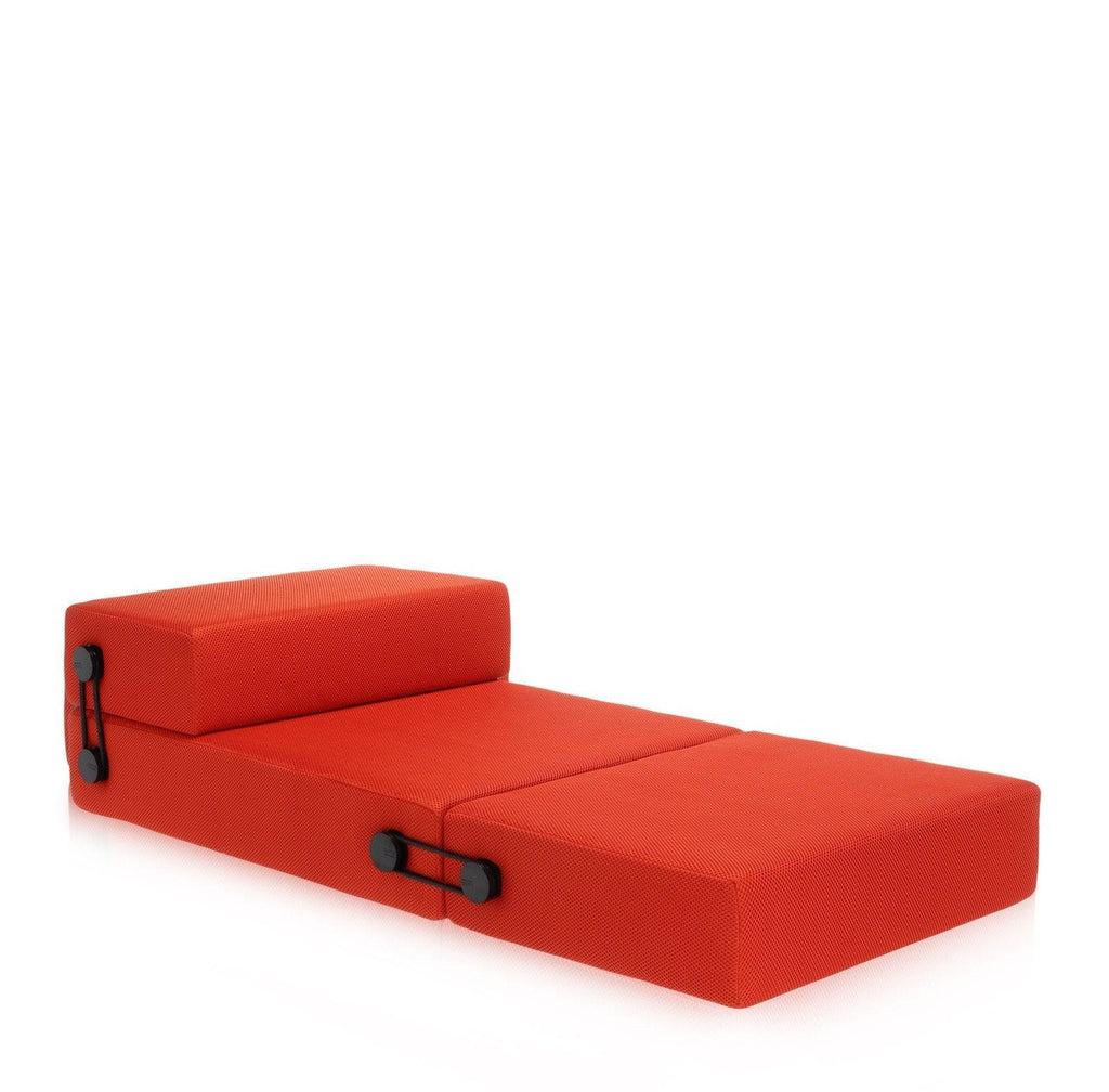 Canapé modulaire moderne en tissu technique avec configuration convertible 3-en-1 pour salon