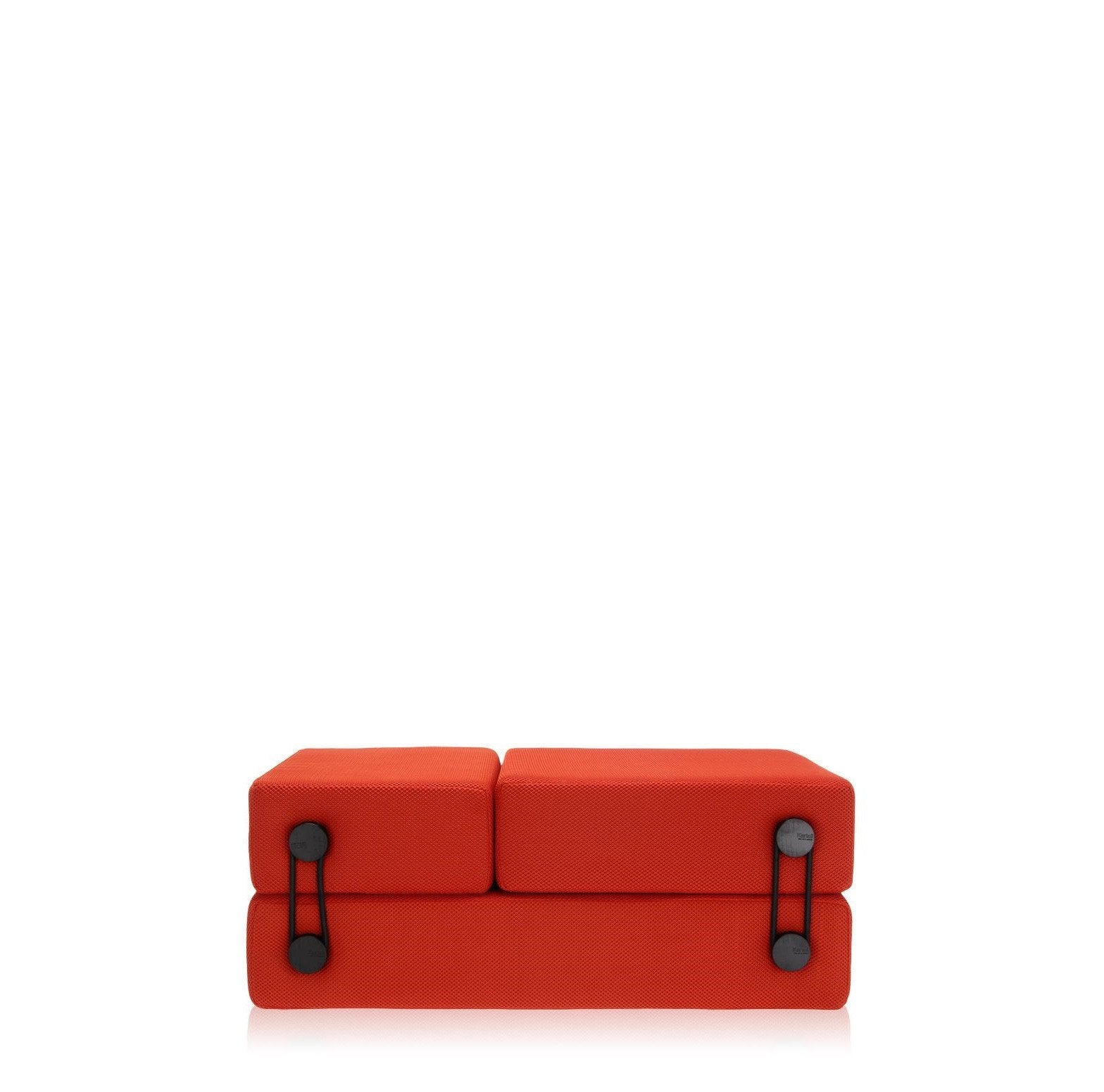 Canapé modulaire moderne en tissu technique avec configuration convertible 3-en-1 pour salon